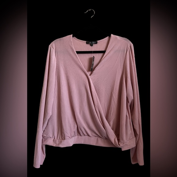 NWT Miss Lili Crossover Top 2X - Picture 1 of 5